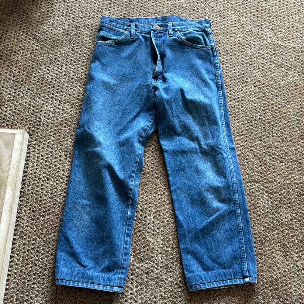 Vintage 100% Cotton Wrangler Straight Leg Jeans! 👖🤎